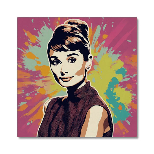 Audrey Hepburn  Portrait Canvas